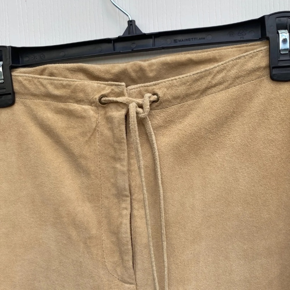 Genuine Leather Camel Colored Pants Sz 12